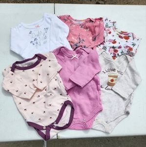 Long sleeve onesies 0-3 months